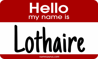Hello my name is Lothaire png download