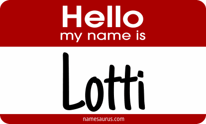 Hello my name is Lotti png download