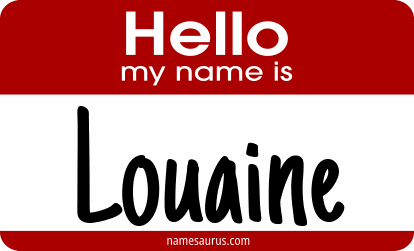 Hello my name is Louaine png download