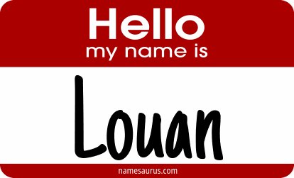 Hello my name is Louan png download