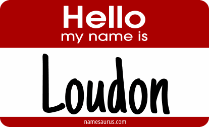 Hello my name is Loudon png download