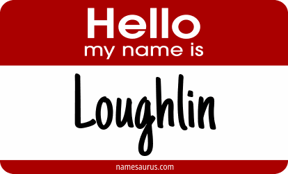 Hello my name is Loughlin png download