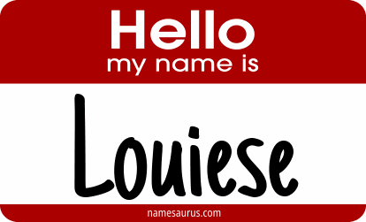 Hello my name is Louiese png download