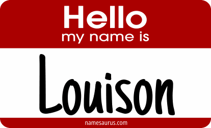 Hello my name is Louison png download