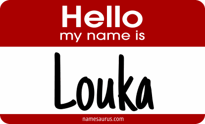 Hello my name is Louka png download