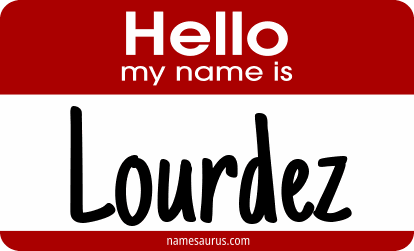 Hello my name is Lourdez png download