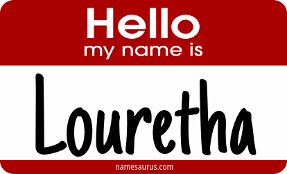 Hello my name is Louretha png download