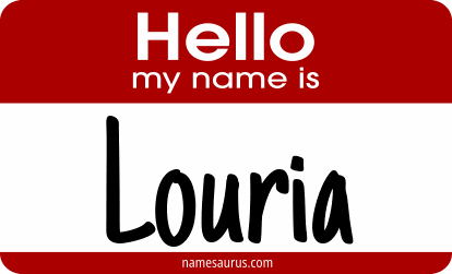 Hello my name is Louria png download