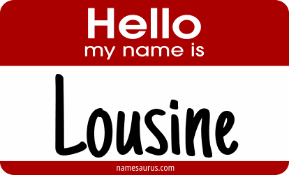 Hello my name is Lousine png download