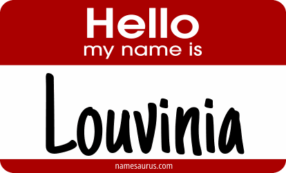 Hello my name is Louvinia png download