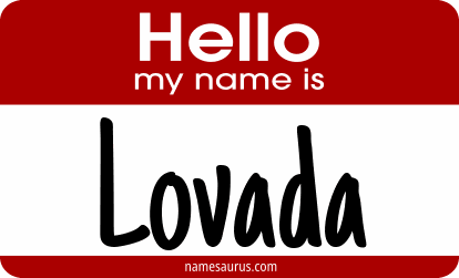 Hello my name is Lovada png download