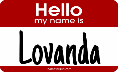 Hello my name is Lovanda png download