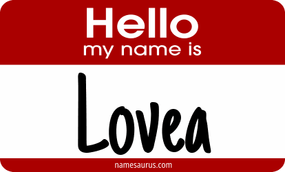 Hello my name is Lovea png download