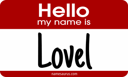 Hello my name is Lovel png download