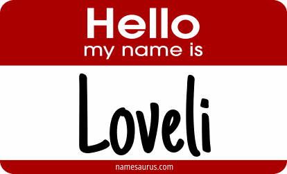 Hello my name is Loveli png download