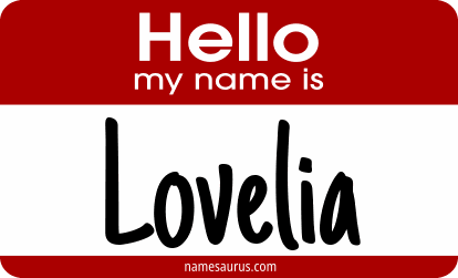 Hello my name is Lovelia png download