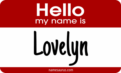 Hello my name is Lovelyn png download