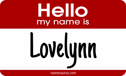Hello my name is Lovelynn png download