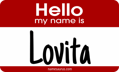 Hello my name is Lovita png download