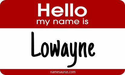 Hello my name is Lowayne png download