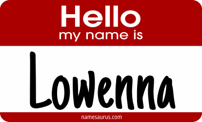 Hello my name is Lowenna png download