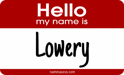 Hello my name is Lowery png download