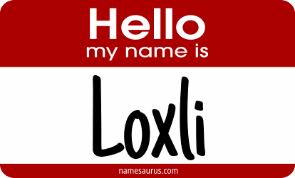 Hello my name is Loxli png download