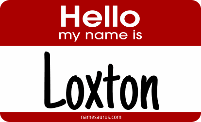 Hello my name is Loxton png download