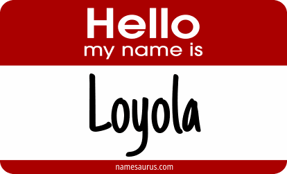 Hello my name is Loyola png download