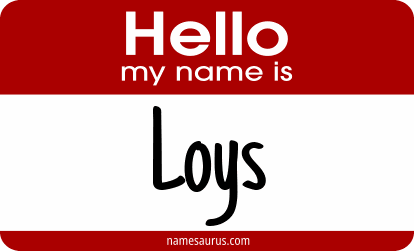 Hello my name is Loys png download
