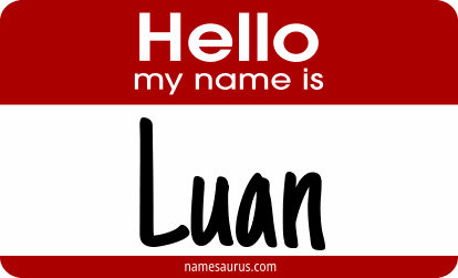 Hello my name is Luan png download