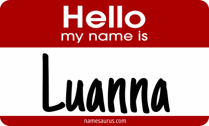 Hello my name is Luanna png download