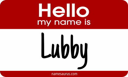 Hello my name is Lubby png download