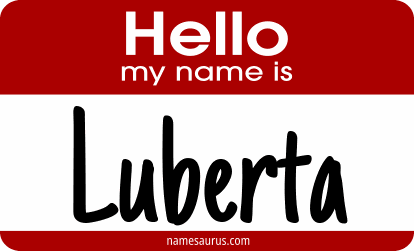 Hello my name is Luberta png download