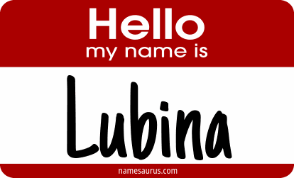 Hello my name is Lubina png download