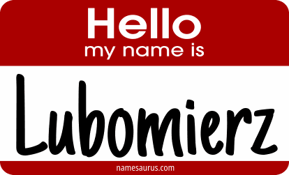 Hello my name is Lubomierz png download