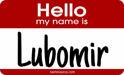 Hello my name is Lubomir png download