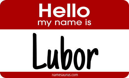 Hello my name is Lubor png download