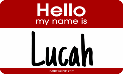 Hello my name is Lucah png download