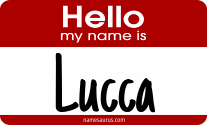 Hello my name is Lucca png download