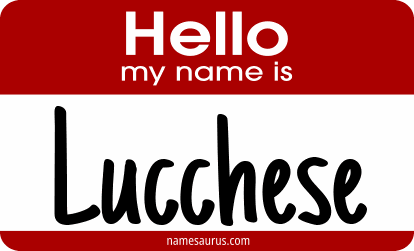 Hello my name is Lucchese png download