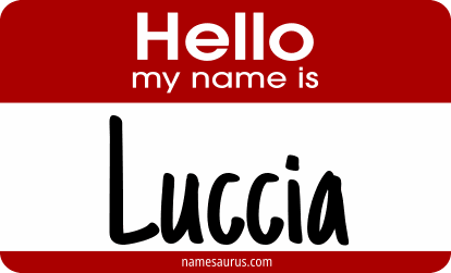 Hello my name is Luccia png download