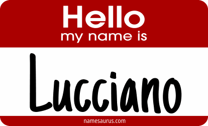 Hello my name is Lucciano png download