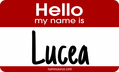Hello my name is Lucea png download