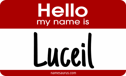 Hello my name is Luceil png download