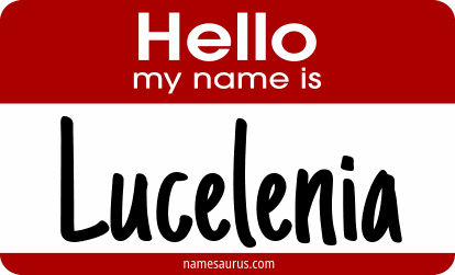 Hello my name is Lucelenia png download