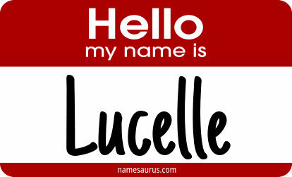 Hello my name is Lucelle png download