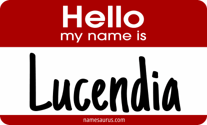 Hello my name is Lucendia png download