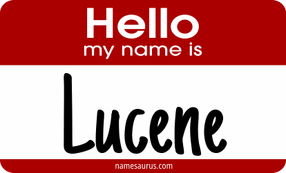 Hello my name is Lucene png download