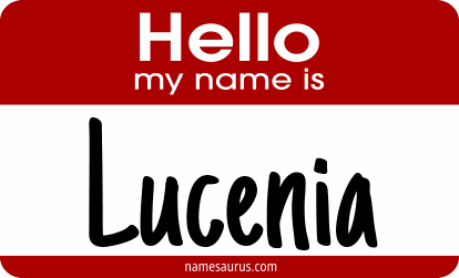 Hello my name is Lucenia png download